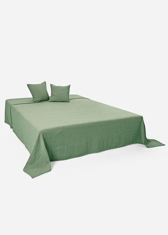 Couvre-lit en tissu piqu&eacute; gaufr&eacute;, bonprix