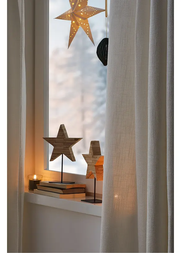 Blickdichter Vorhang mit Struktur (1er Pack), bonprix