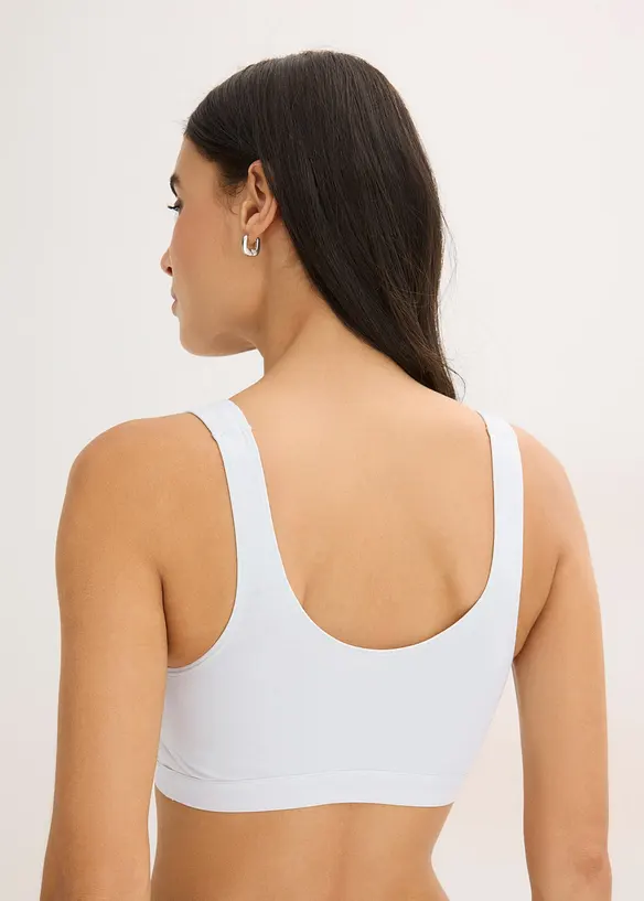 Lot de 3 brassi&egrave;res coton extensible, bonprix