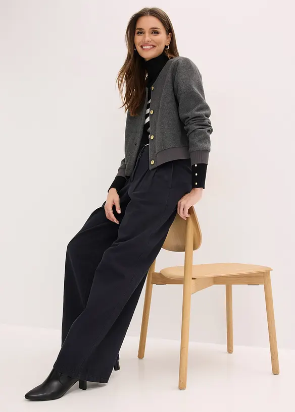 Pantalon en twill 100% coton, bonprix