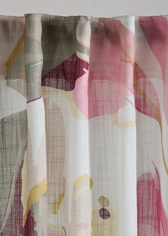 Rideau &agrave; imprim&eacute; floral (1&nbsp;pce), bonprix