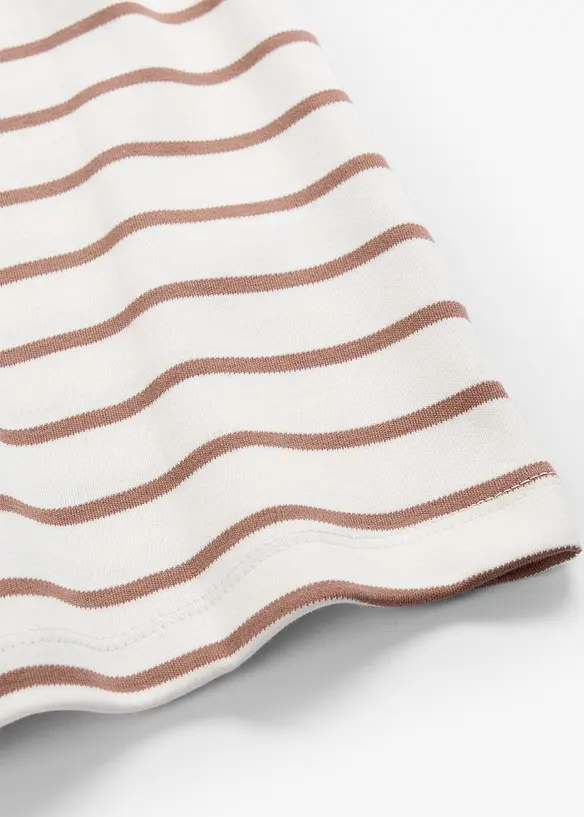 T-Shirt aus schwerer Bio-Baumwolle, bonprix