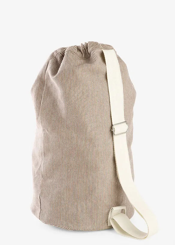 Sac &agrave; dos en toile ray&eacute;e, bonprix