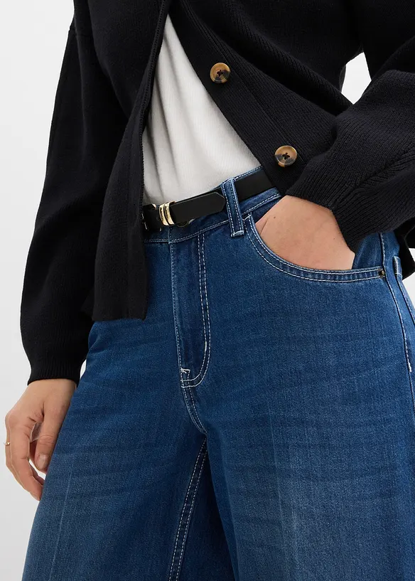 Jean large taille mi-haute, bonprix