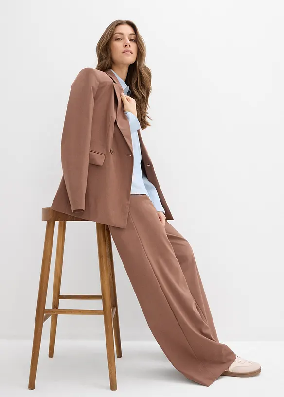 Pantalon &agrave; pinces, bonprix