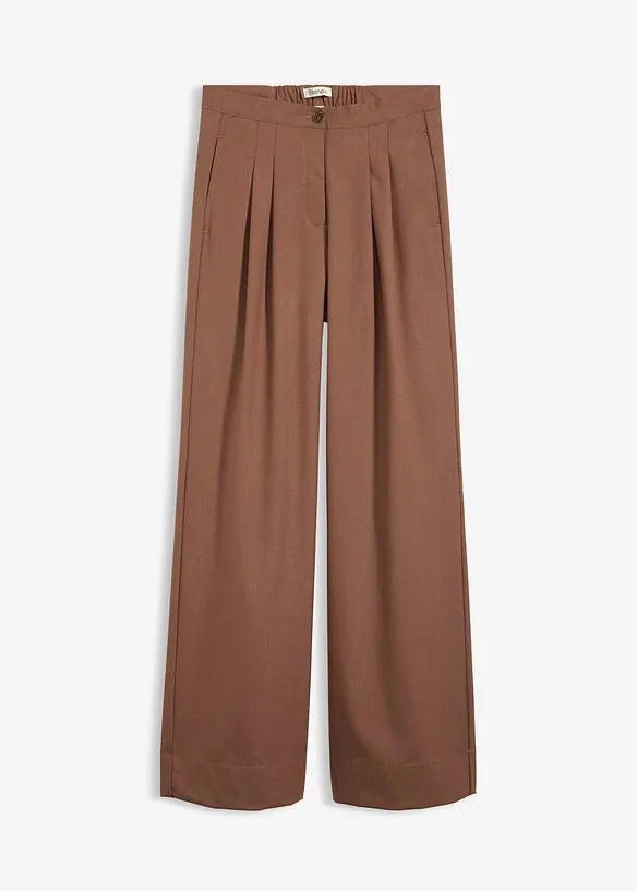 Pantalon &agrave; pinces, bonprix