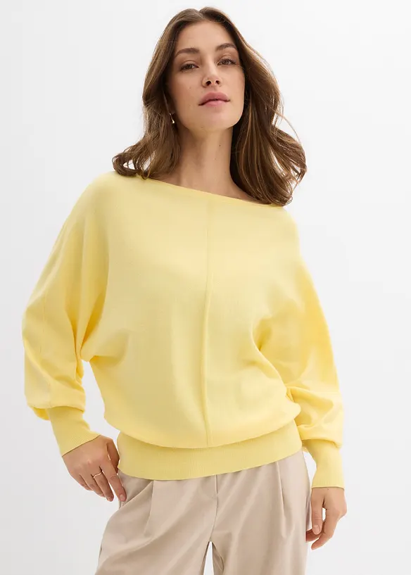 Pullover mit Fledermaus&auml;rmeln, bonprix