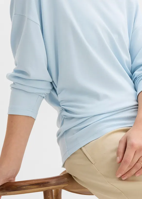 Langarmshirt aus bequemen Punto di Roma, bonprix