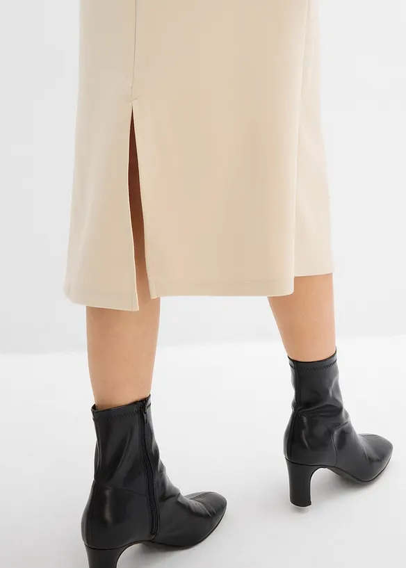 Midirock aus softem Scuba, bonprix