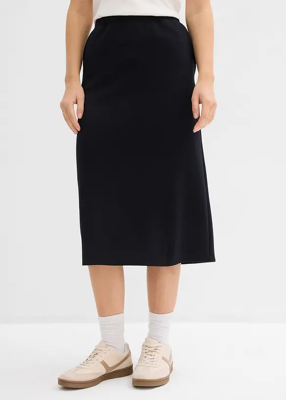 Midirock aus softem Scuba, bonprix