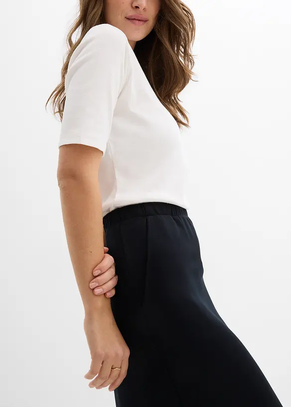 Midirock aus softem Scuba, bonprix