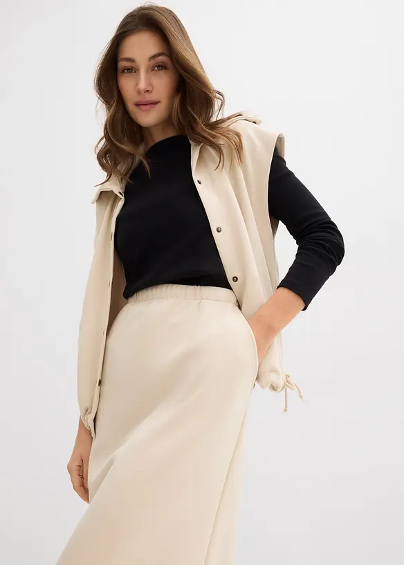 Midirock aus softem Scuba, bonprix