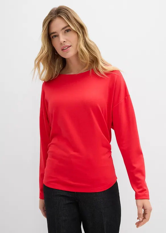Langarmshirt aus bequemen Punto di Roma, bonprix