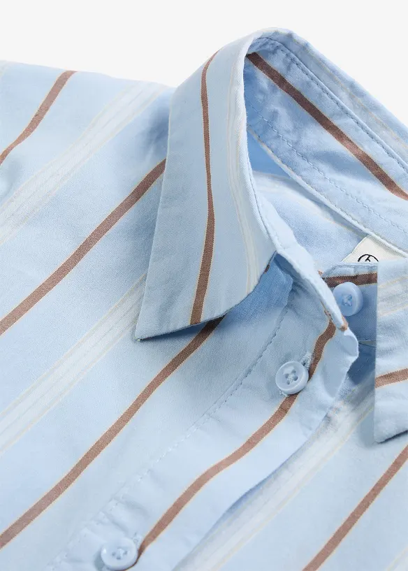 Hemdbluse aus reiner Baumwolle, bonprix