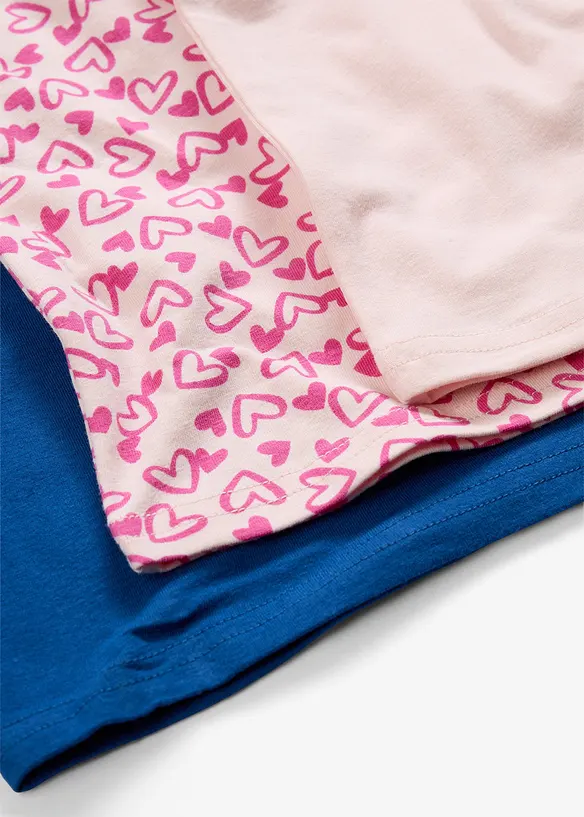 Unterhemd mit weicher Baumwolle und Satin-Schleife (5er Pack), bonprix