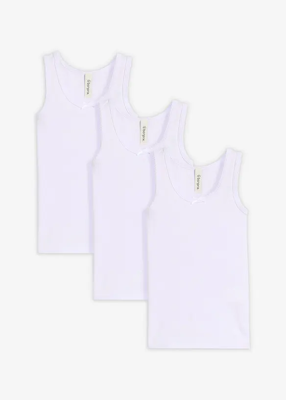 Lot de 3 d&eacute;bardeurs en coton doux, bonprix