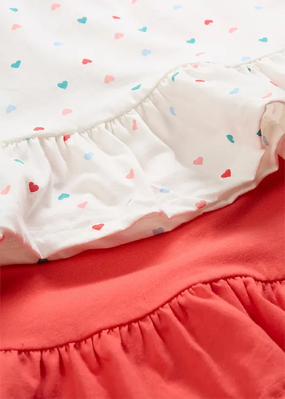 Lot de 2&nbsp;chemises de nuit en coton doux, bonprix