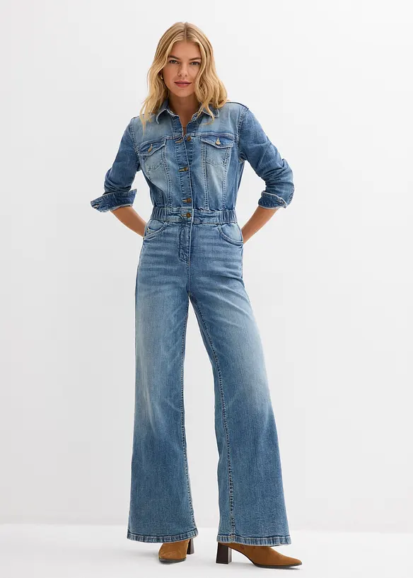 Combinaison en jean, bonprix