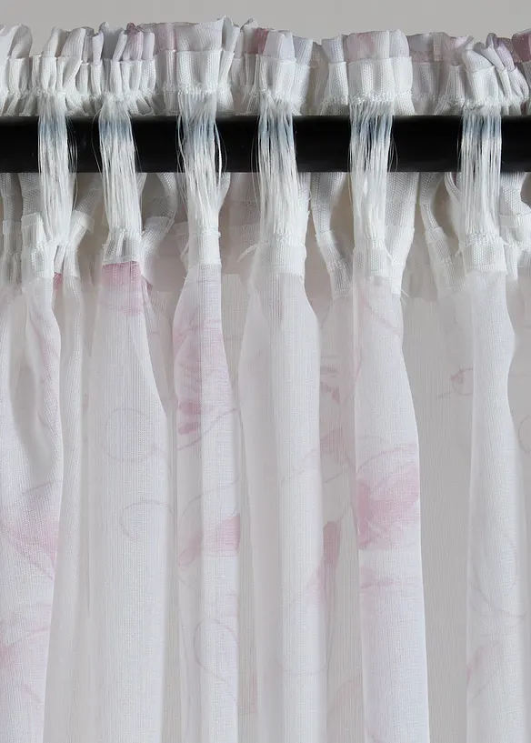 Rideau &agrave; imprim&eacute; floral (1 pce), bonprix