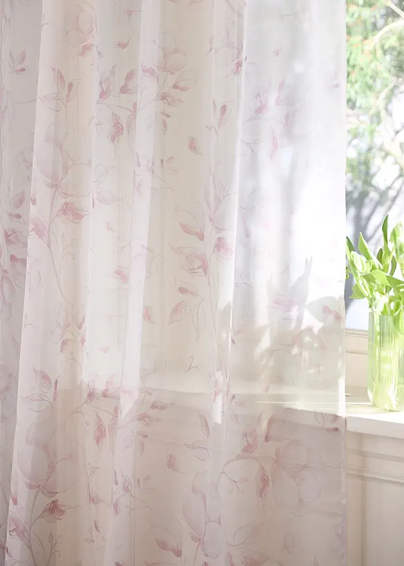 Rideau &agrave; imprim&eacute; floral (1 pce), bonprix