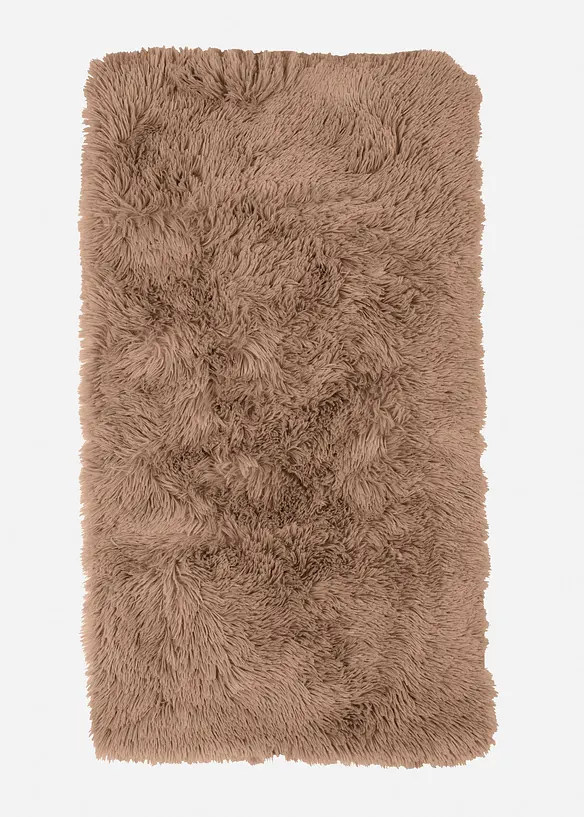 Memory Schaum Badematte mit Synthetik Fell, bonprix