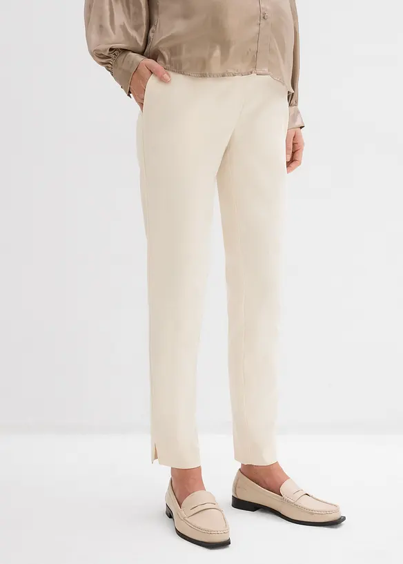 Pantalon de grossesse extensible avec jambes fusel&eacute;es, bonprix
