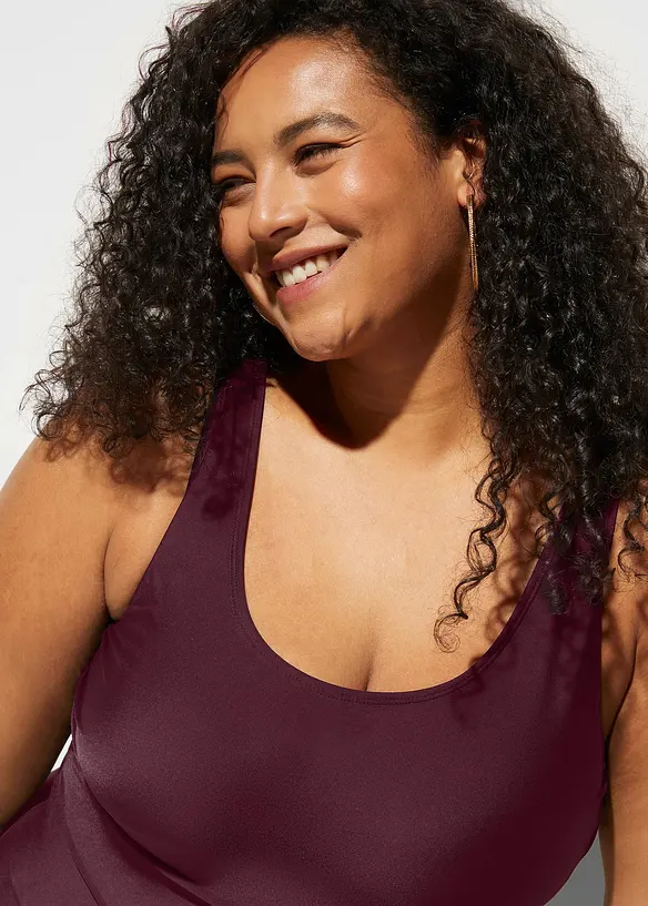 Light Shape-Badeanzug mit Zierfalten, bonprix