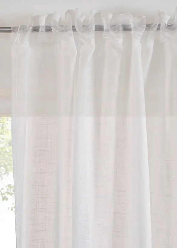 Gardine mit Struktur, auch in extra lang (1er Pack), bonprix