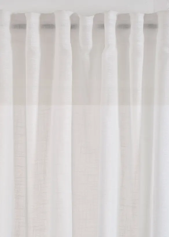 Gardine mit Struktur, auch in extra lang (1er Pack), bonprix