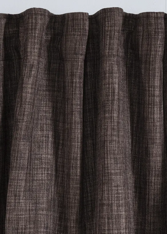 Abdunkelnder Vorhang mit edler Struktur (1er Pack), bonprix