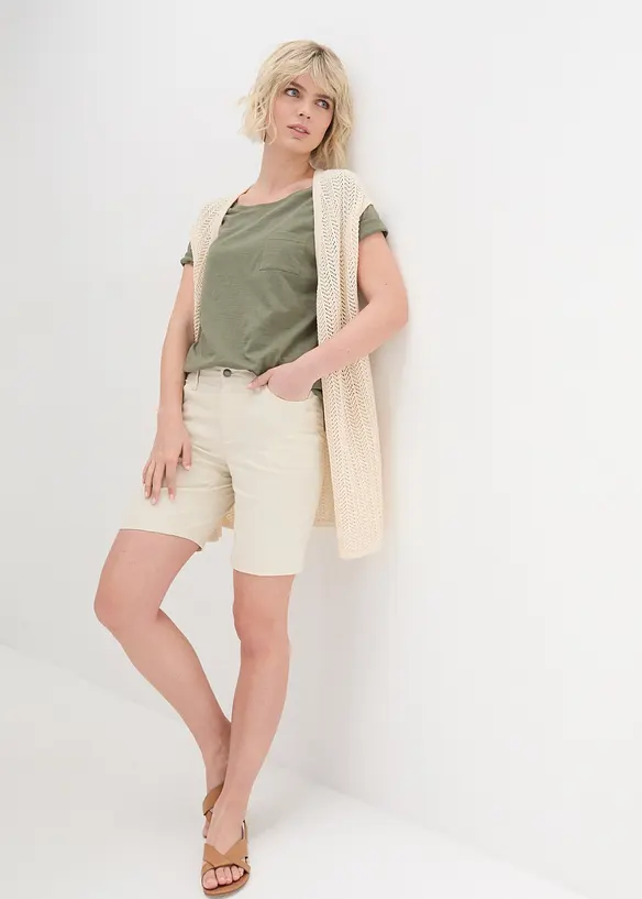 Longshirt aus reiner Bio-Baumwolle, bonprix