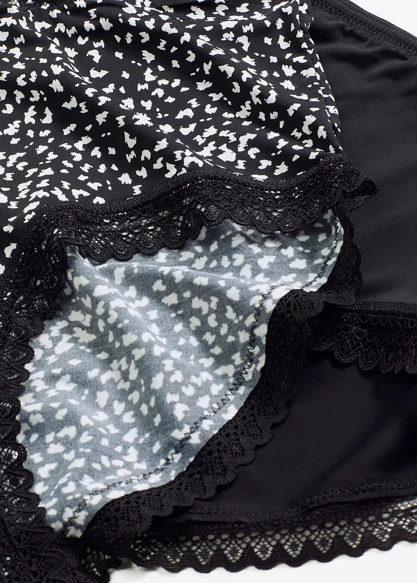 Maxipanty mit Spitze (4er Pack), bonprix