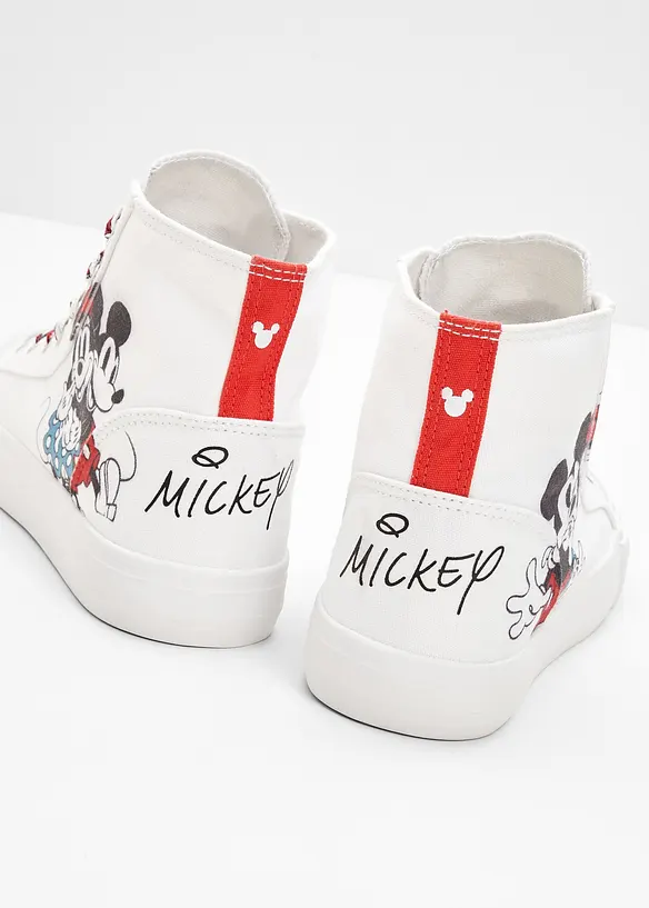 Baskets montantes Disney Mickey en toile coton, Disney