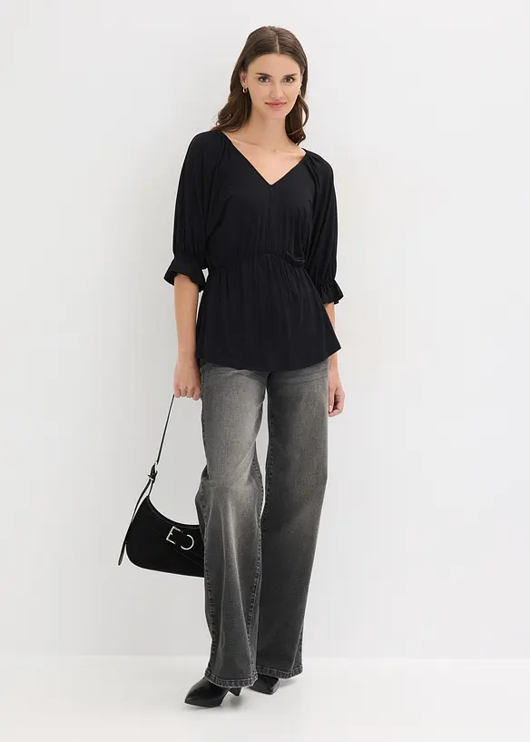 Tunika-Shirt aus Viskose-Mix, bonprix