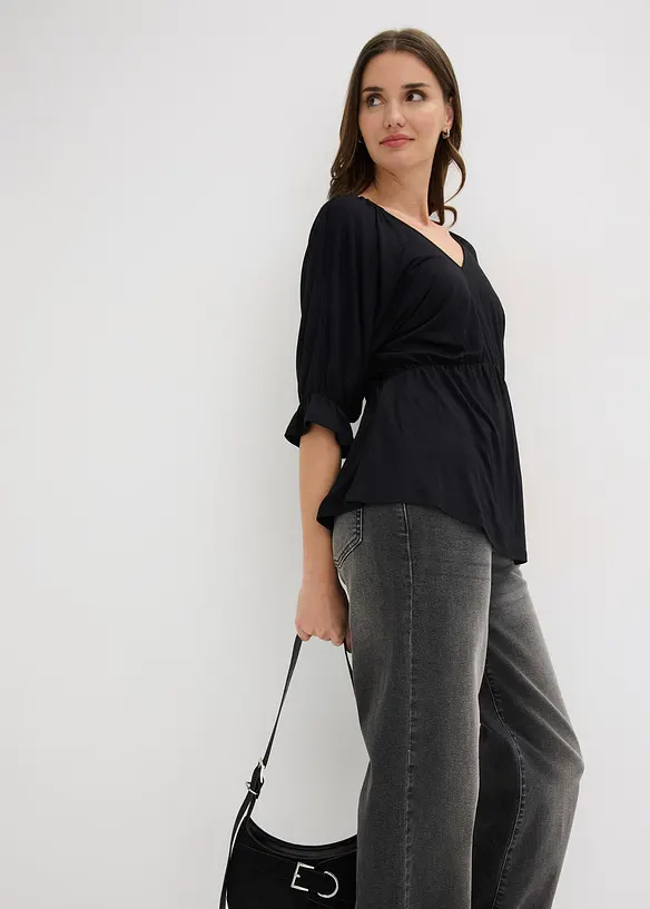 Tunika-Shirt aus Viskose-Mix, bonprix