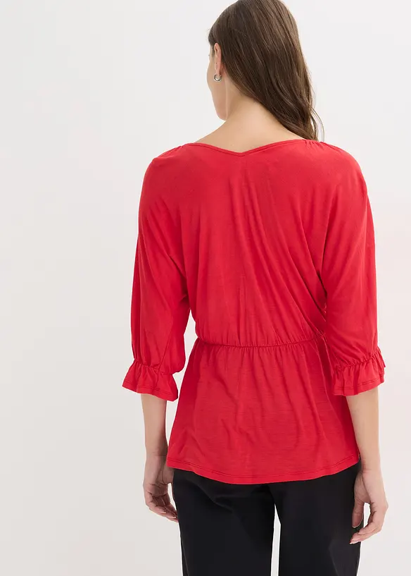 Tunika-Shirt aus Viskose-Mix, bonprix