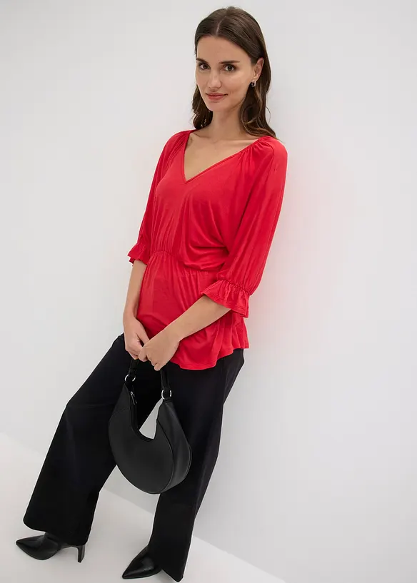 Tunika-Shirt aus Viskose-Mix, bonprix