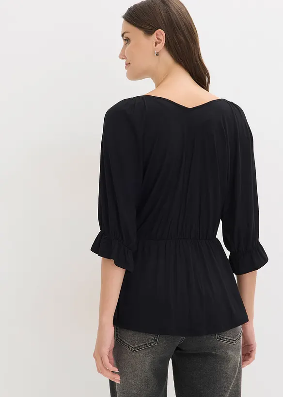 Tunika-Shirt aus Viskose-Mix, bonprix