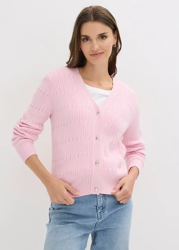 Feinstrickjacke aus Viskose-Mix, bonprix