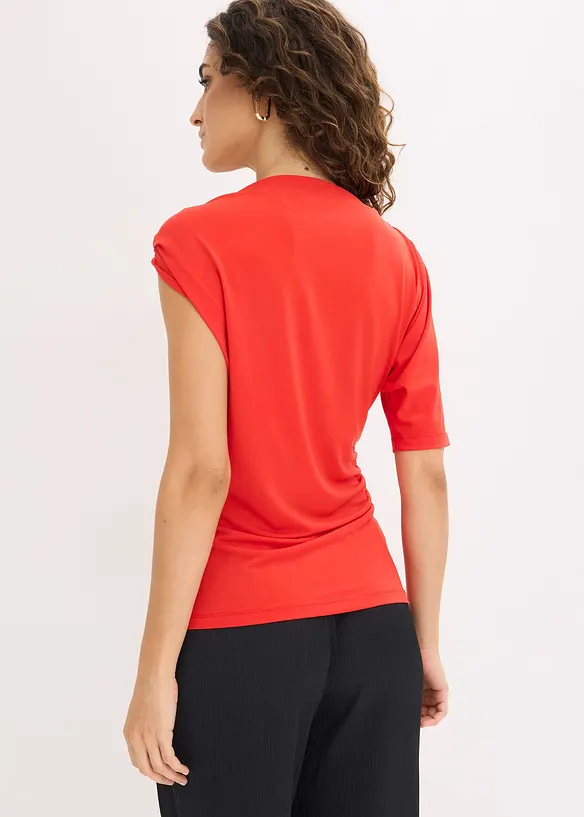 Shirt mit asymmetrischem Ausschnitt, bonprix