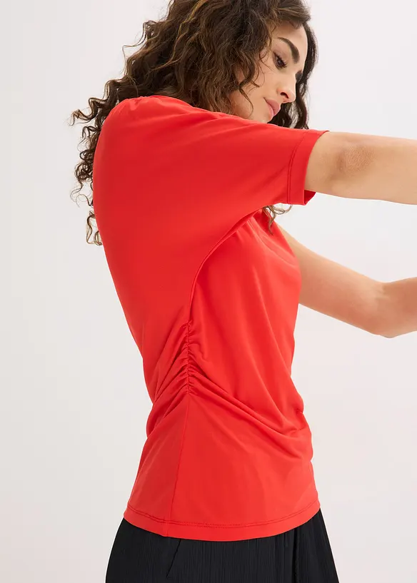 Shirt mit asymmetrischem Ausschnitt, bonprix