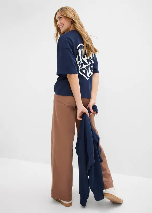 Boxy-Shirt aus schwerer Baumwolle, bonprix