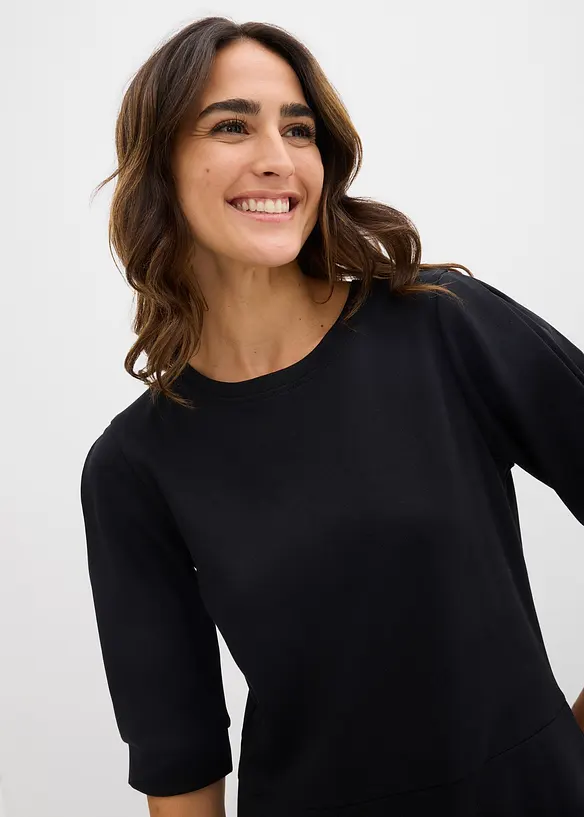 Shirtkleid aus schwerer Bio-Baumwolle, bonprix