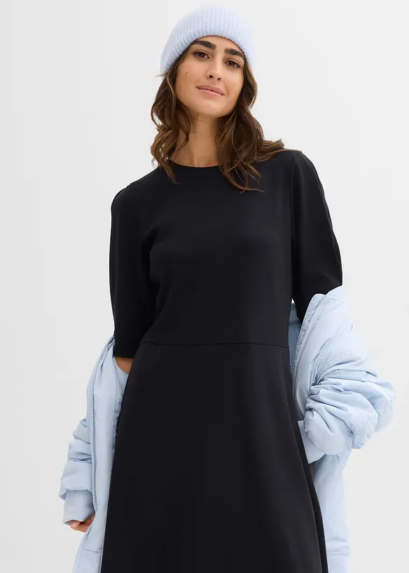 Shirtkleid aus schwerer Bio-Baumwolle, bonprix