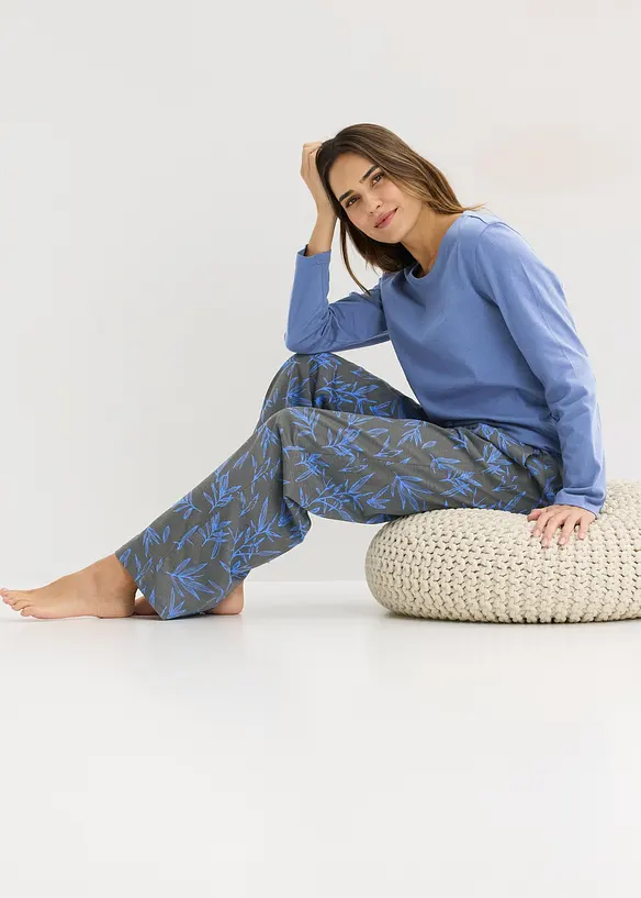 Pyjama 100% coton (2 bas et 1 haut), bonprix