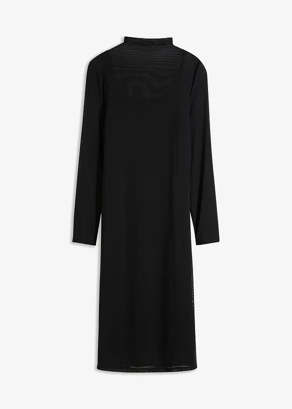 Robe en jersey avec empi&egrave;cement mesh, bonprix