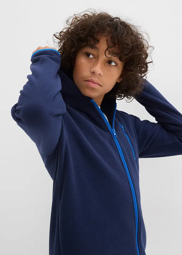 Gilet polaire &agrave; d&eacute;tails contrastants, bonprix