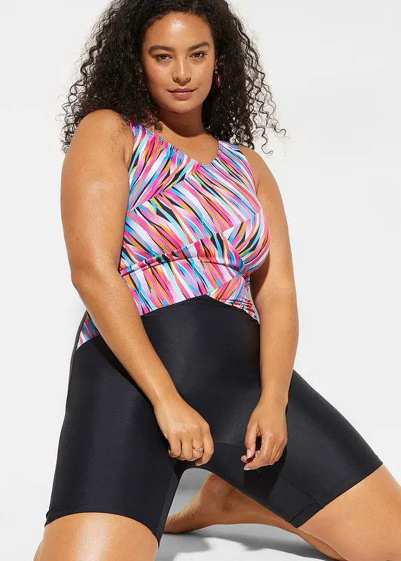 Light Shape-Badeanzug mit Bein, bonprix