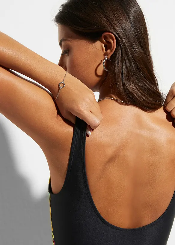 Medium Shape-Badeanzug mit R&uuml;schen, bonprix