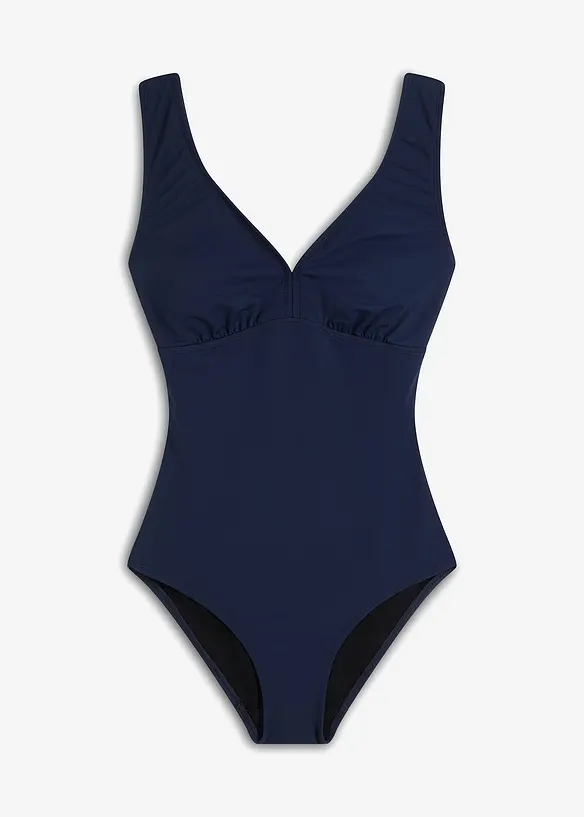 Medium Shape-Badeanzug mit V-Ausschnitt, bonprix
